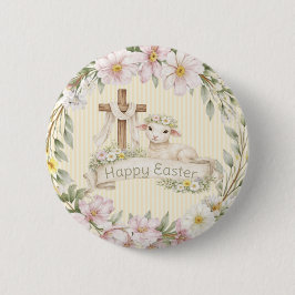 Floral Cross and Lamb | Happy Easter Knapp