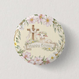 Floral Cross and Lamb | Happy Easter Knapp