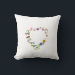 Floral Cushion Kudde<br><div class="desc">Floral cushion is suitable for all kinds of furniture. It brings colorfulness and vibrancy in the surroundings. It brings warmth and love to the environment.</div>