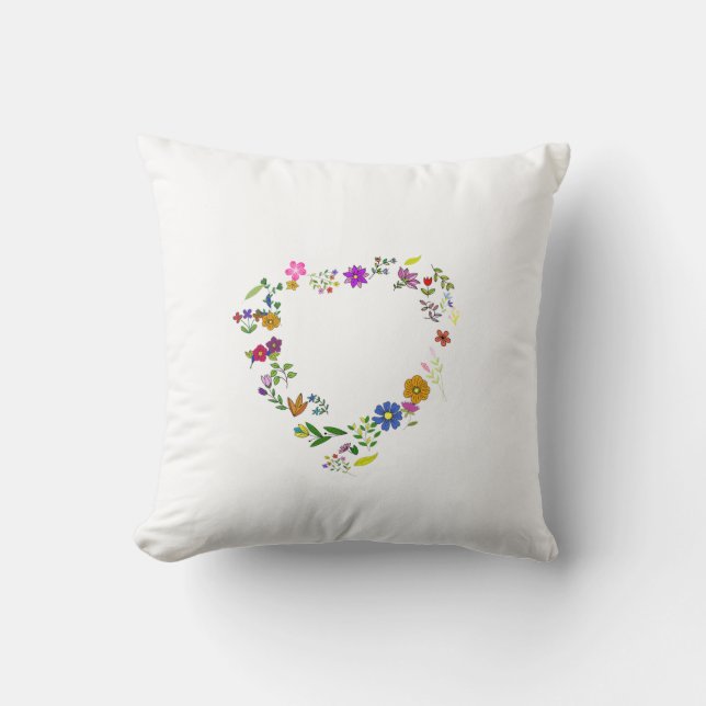 Floral Cushion Kudde (Framsida)