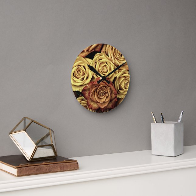  Floral Delights  Rund Klocka (Kontor)