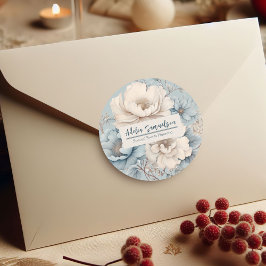  Floral Design Event Planner Promotional Business Runt Klistermärke