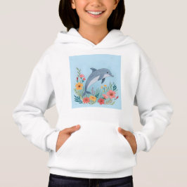 Floral Dolphin T Shirt
