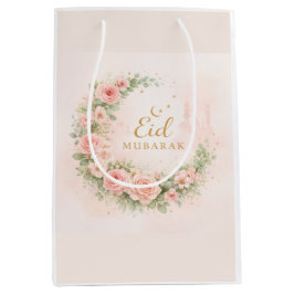 Floral Eid Mubarak – Blush Pink Islamic Gift f