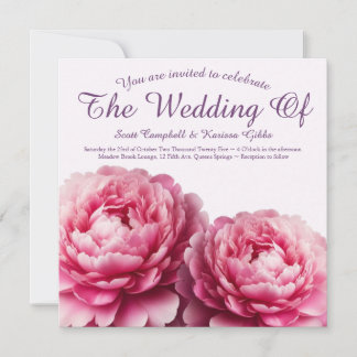 Floral Embrace Wedding Invitation Inbjudningar