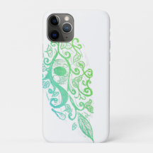 Floral eye phone case