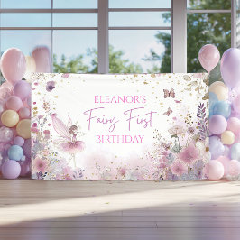 Floral Fairy First Birthday Personalised Party
