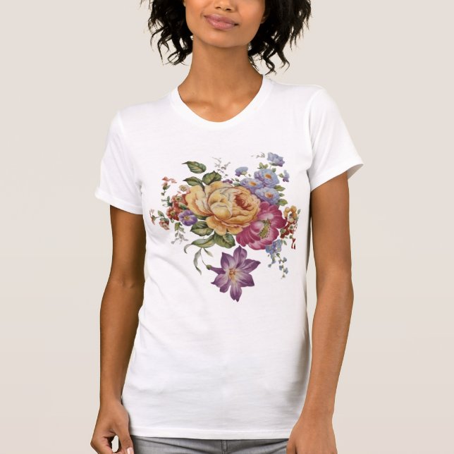 Floral Fancy  T Shirt (Framsida)
