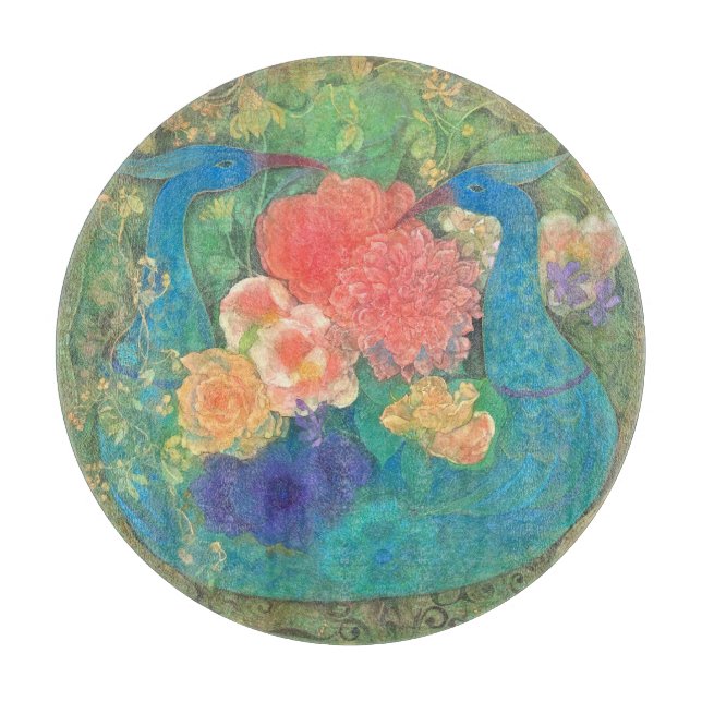 Floral Fantasia: Peacocks in Bloom (Framsidan)