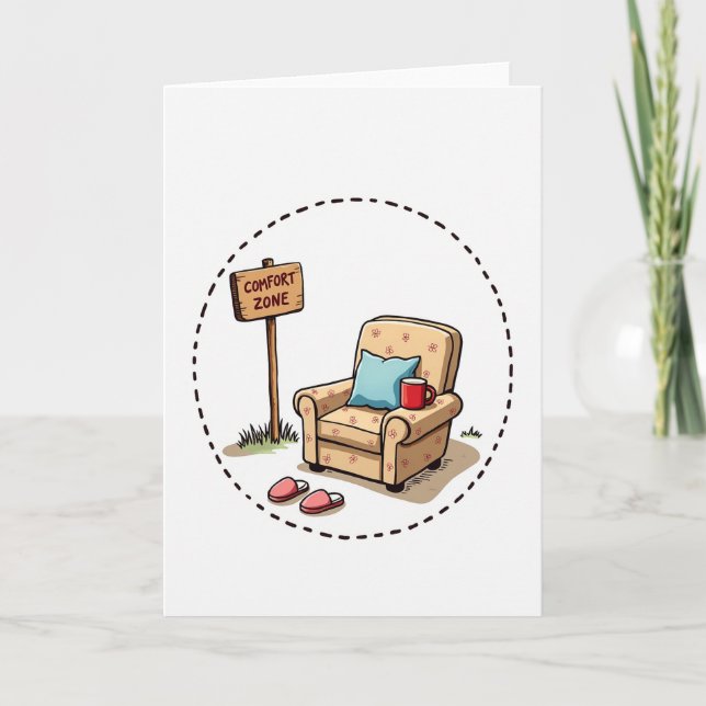 Floral Fathers Day Comfort Card Kort (Framsida)