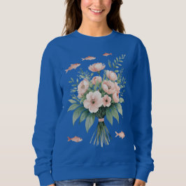 Floral Fish Bouquet – Women’s Sweatshirt T Shirt
