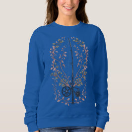 Floral Fishing Rod – Women’s Sweatshirt T Shirt
