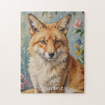 Floral Fox: En räv bland blommor