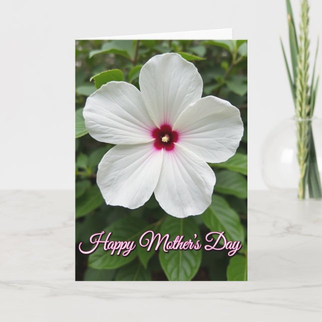 Floral Fuchsia Bloom Card Kort (Framsida)