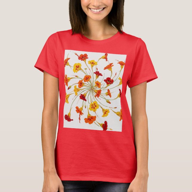 Floral harmony t shirt (Framsida)