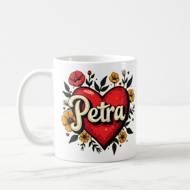 Floral Heart Petra 1 Kaffemugg (Vänster)