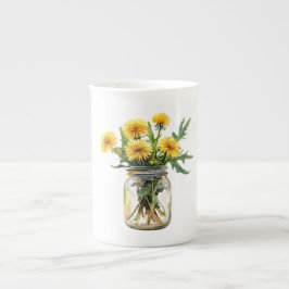 Floral Illustration Garden Gift Benporslin Mugg