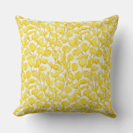 Floral in yellow pattern kudde