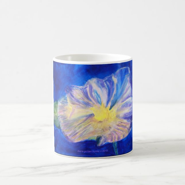 floral intense blue, diana golden hunter c 2010 kaffemugg (Center)