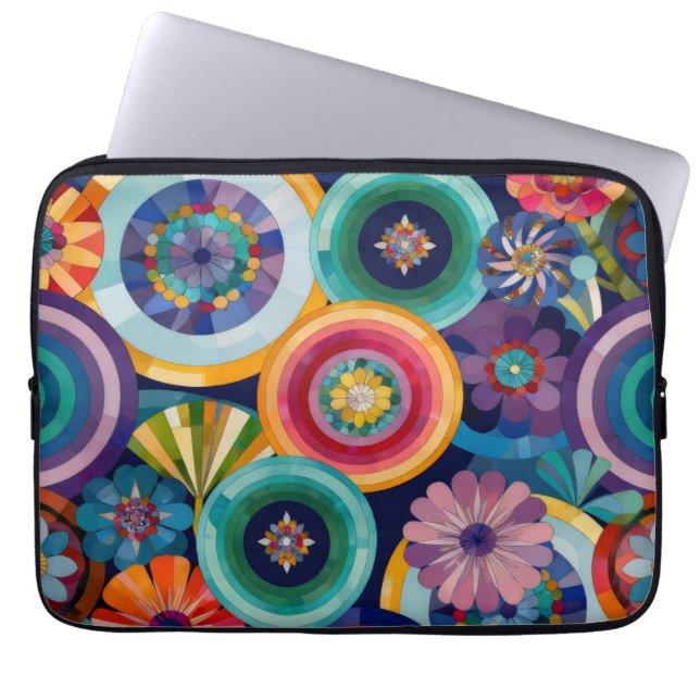 Floral Laptop Fodral (Framsidan)