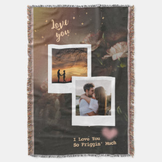 Floral Love Collage with Romantic Quote Filt