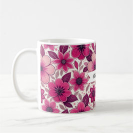 Floral “Love You, Mom”  Kaffemugg