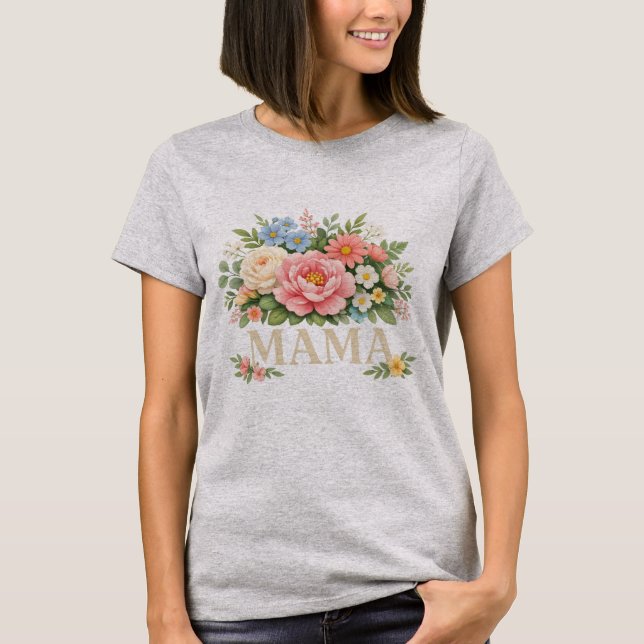 Floral Mama T-shirt (Framsida)