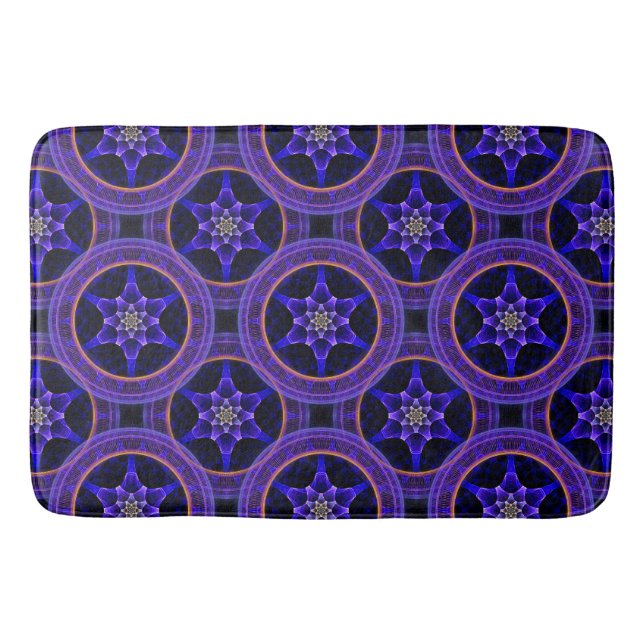 Floral Modern Boho Elegant Abstract Pattern #505 Badrumsmatta (Framsidan)