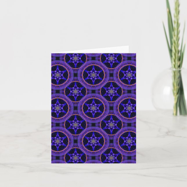Floral Modern Boho Elegant Abstract Pattern #505 Kort (Framsida)
