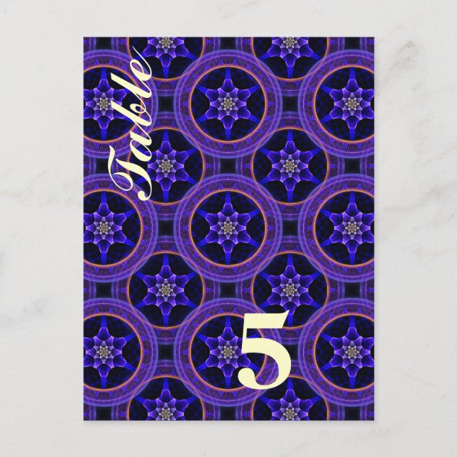 Floral Modern Boho Elegant Abstract Pattern #505 Vykort (Framsida)