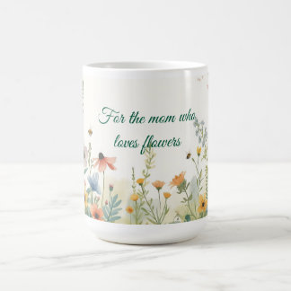 Floral Mom Cottagecore Mother’s Day Gift Kaffemugg