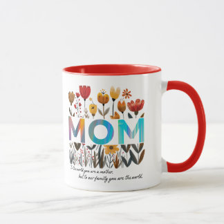 Floral MOM mug Mugg