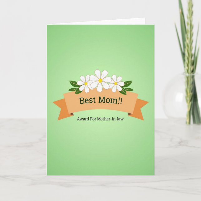 Floral Mothers Pris Kort (Framsida)