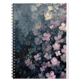 Floral notebook anteckningsbok