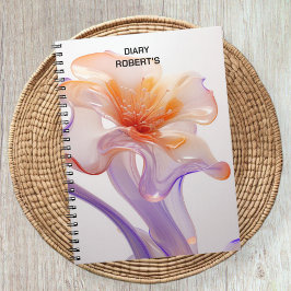 Floral notebook, gift for florists, flower notes anteckningsbok