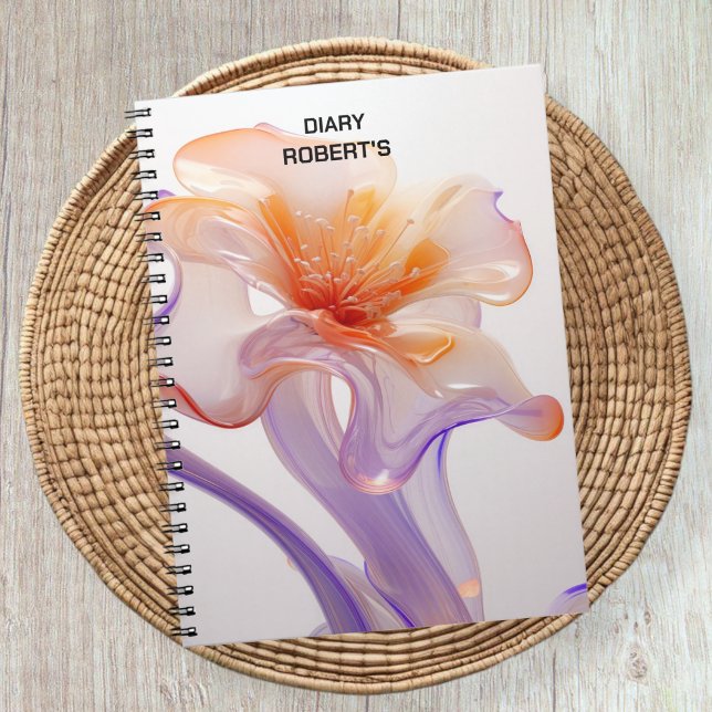 Floral notebook, gift for florists, flower notes anteckningsbok (Skapare uppladdad)