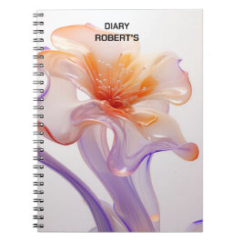 Floral notebook, gift for florists, flower notes anteckningsbok