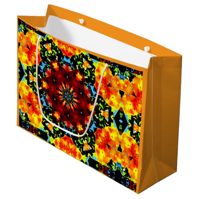 Floral Orange (Framsidan Vinklad)