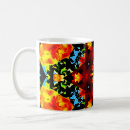 Floral Orange Kaffemugg
