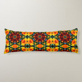 Floral Orange Kroppskudde