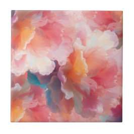 Floral Paper Plate Kakelplatta