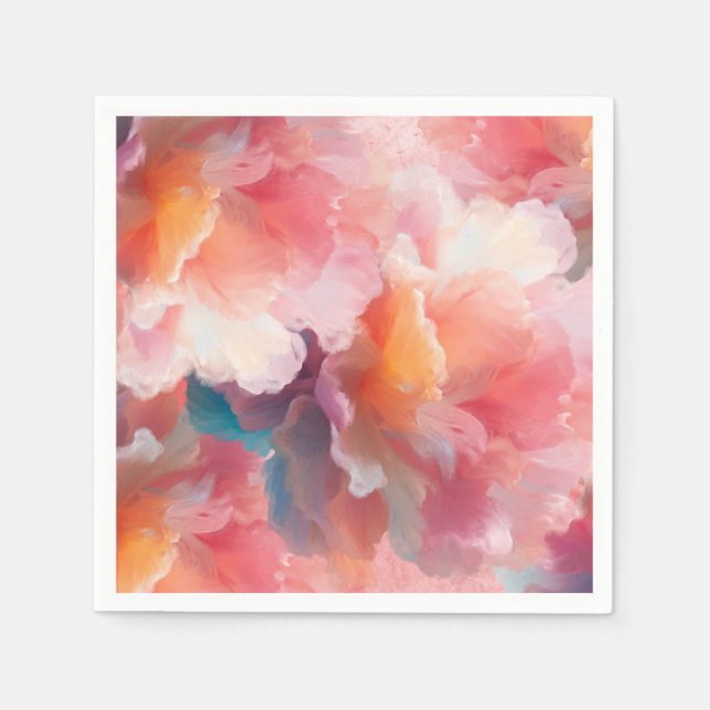 Floral Paper Plate Pappersservett (Framsidan)