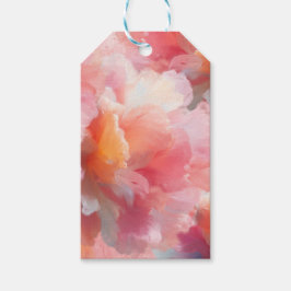 Floral Paper Plate Presentetikett