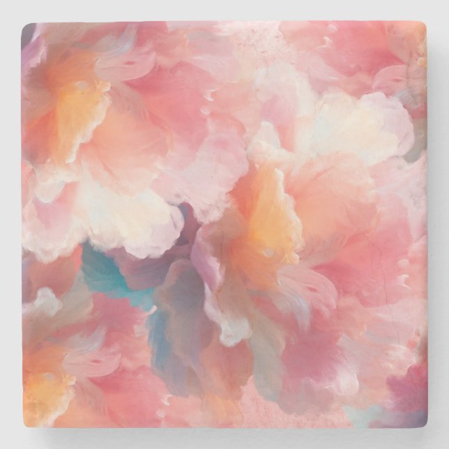 Floral Paper Plate Stenunderlägg (Framsidan)