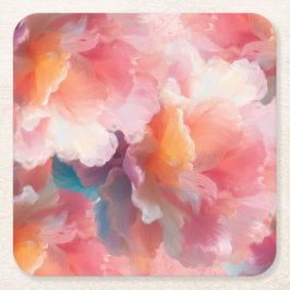 Floral Paper Plate Underlägg Papper Kvadrat