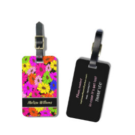Floral pattern bagagebricka