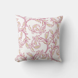 Floral Pattern Decorative Pillow – Elegant Botanic Kudde