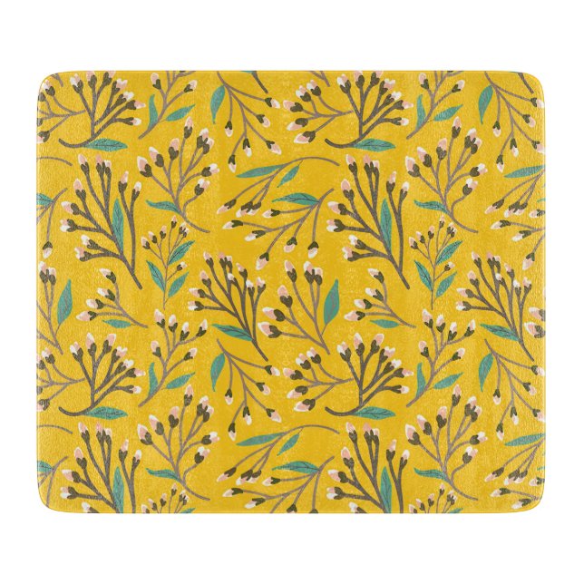 Floral Pattern in  delicate branches and buds (Framsidan)