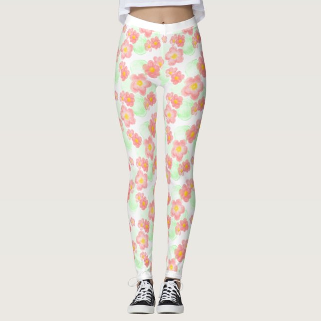 Floral pattern no1 leggings (Framsida)