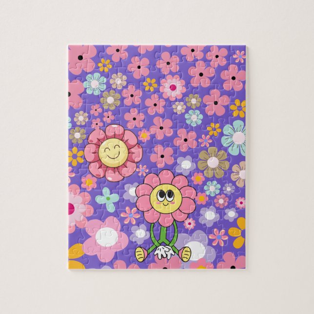 Floral Pattern Puzzle Pussel (Vertikal)